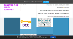Desktop Screenshot of donatelloclub.eu
